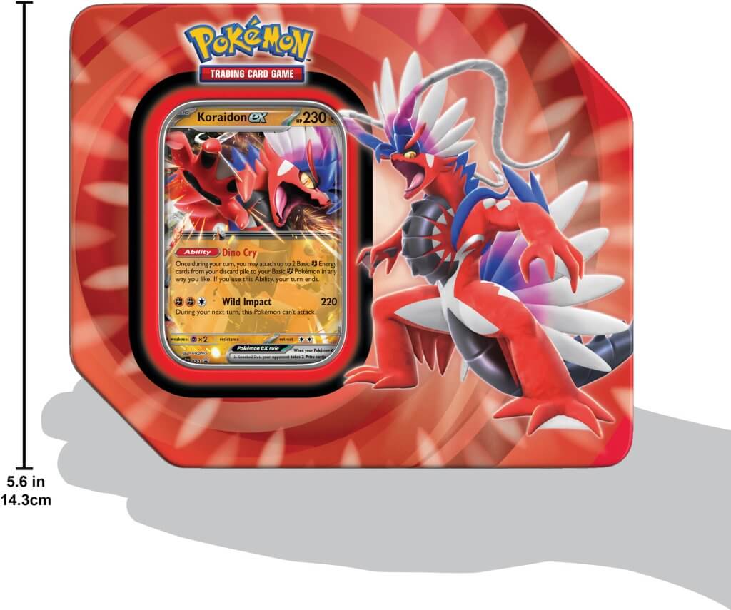 POKÉMON TCG Paldea Legends Tin